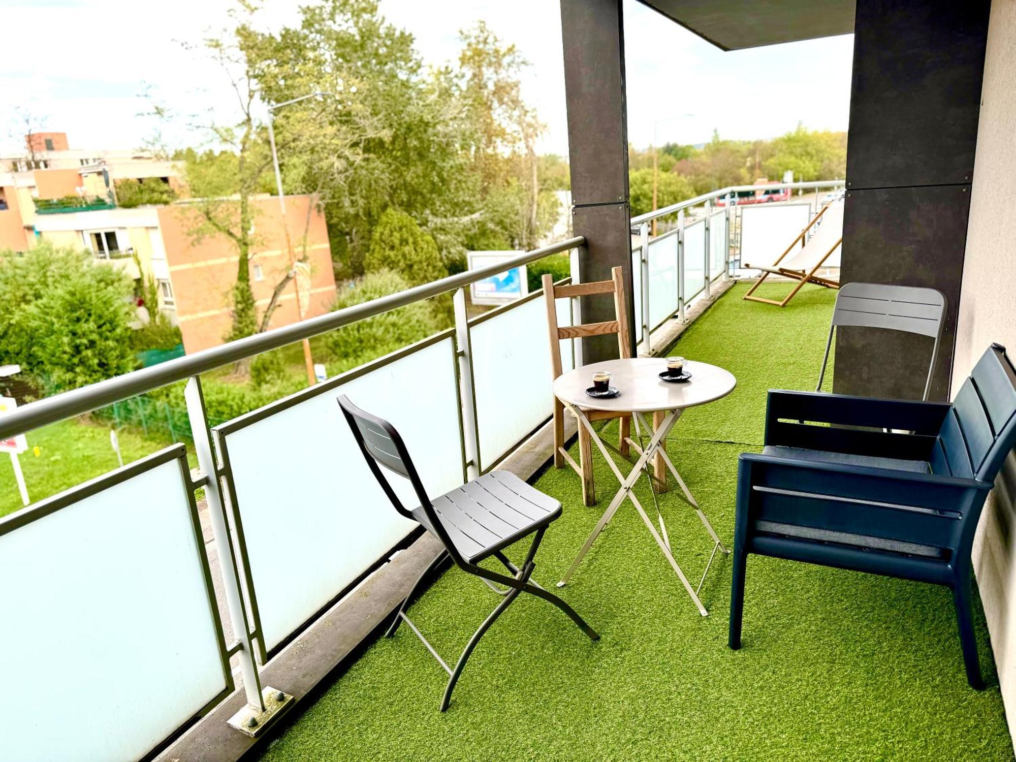 Bel Appartement T3 De 60M2 Avec Parking, Terrasse, Proche Du Metro Et Du Periph 圖盧茲 外观 照片
